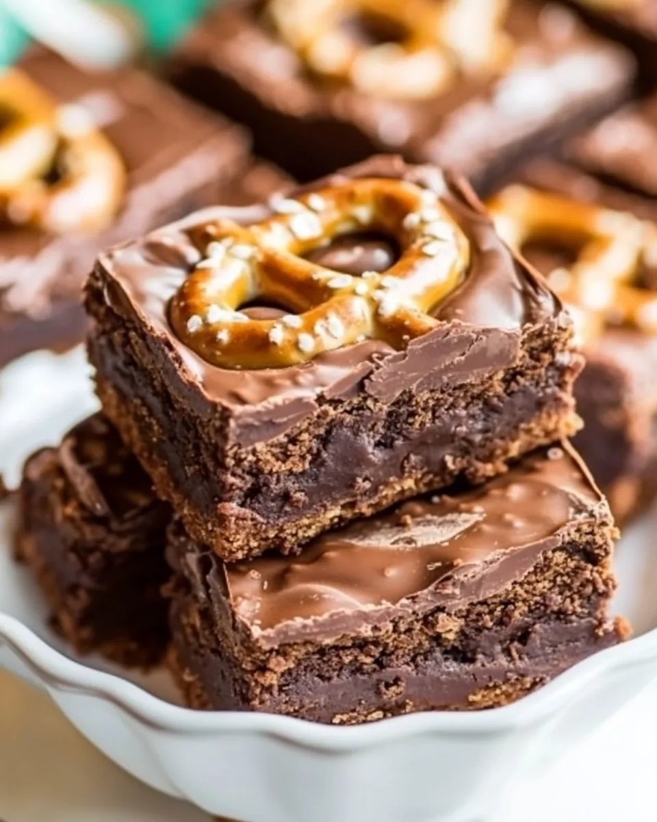 Best Chocolate-Covered Pretzel Brownies dish image