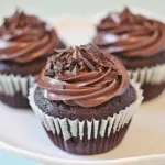 Homemade Chocolate Amaretto Cupcakes photo