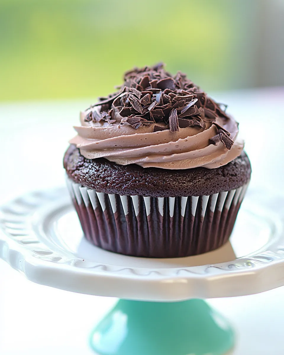 Delicious Chocolate Amaretto Cupcakes image