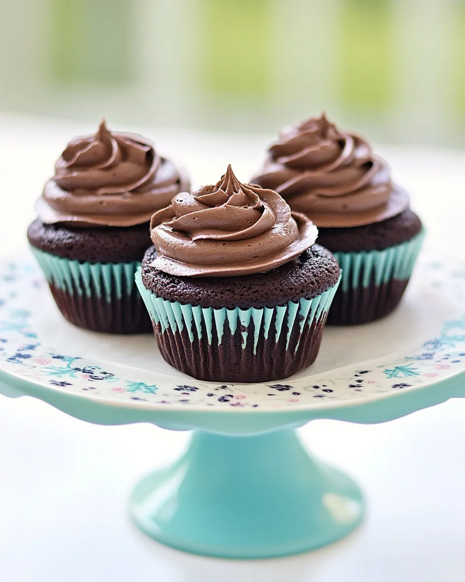 Easy Chocolate Amaretto Cupcakes recipe photo