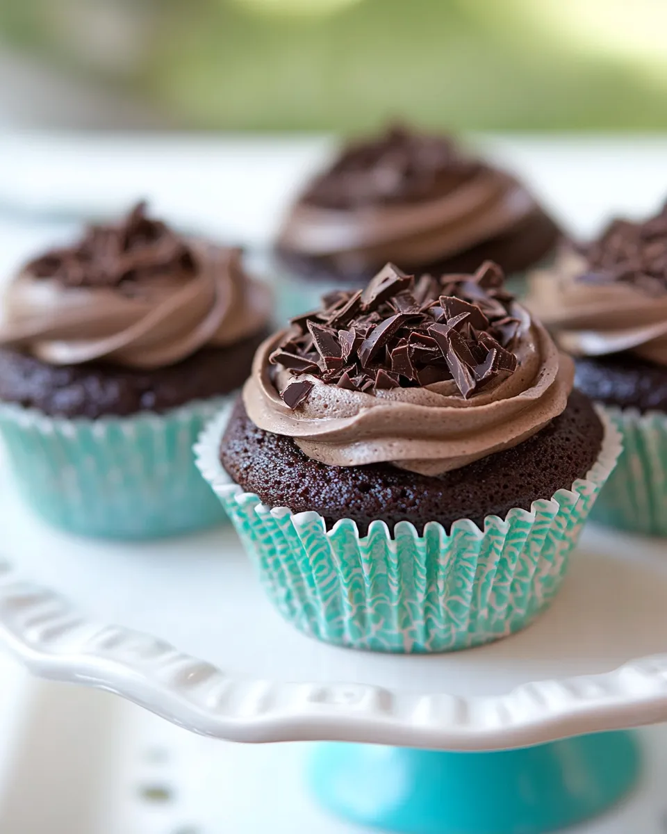 Best Chocolate Amaretto Cupcakes shot
