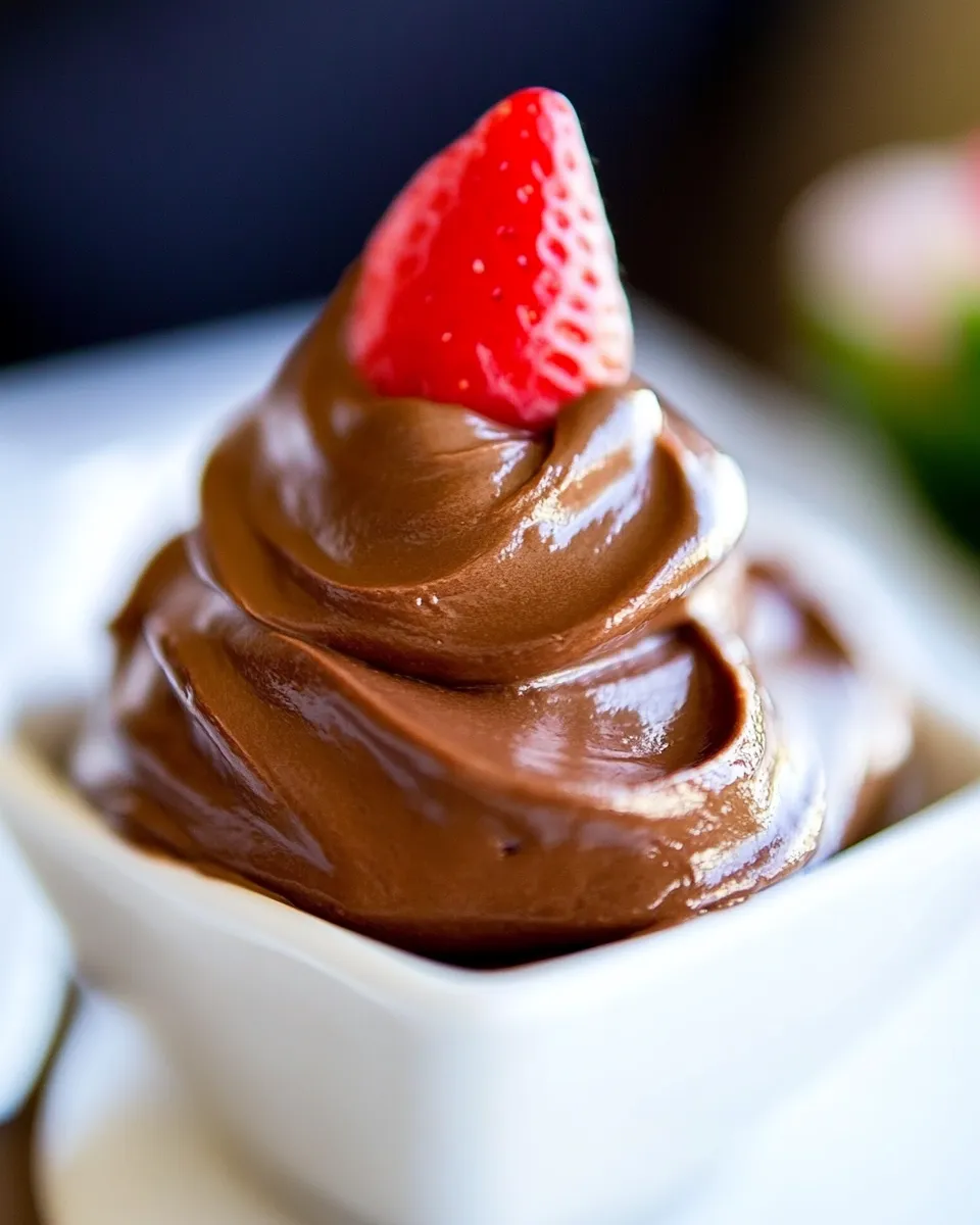 Delicious Chocolate Avocado Frosting image