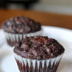 Ultimate Chocolate Banana Bread Muffins. photo
