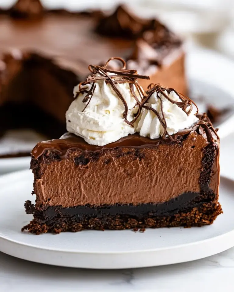 Homemade Chocolate Brownie Cheesecake photo