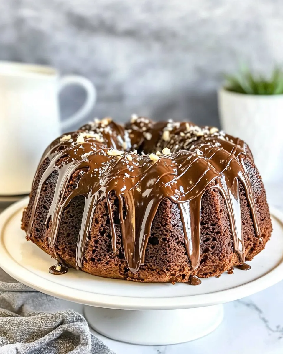 Classic Chocolate Bundt Cake: Rich, Moist, and Irresistibly Decadent image