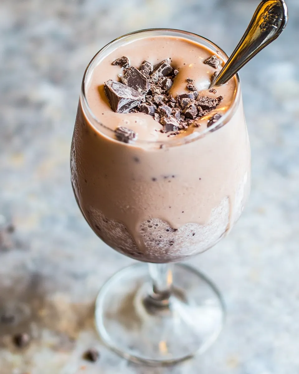 Delicious Chocolate Cake Batter Milkshake recipe photo
