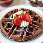Easy Chocolate Cake Mix Waffles (only 4 Ingredients) photo