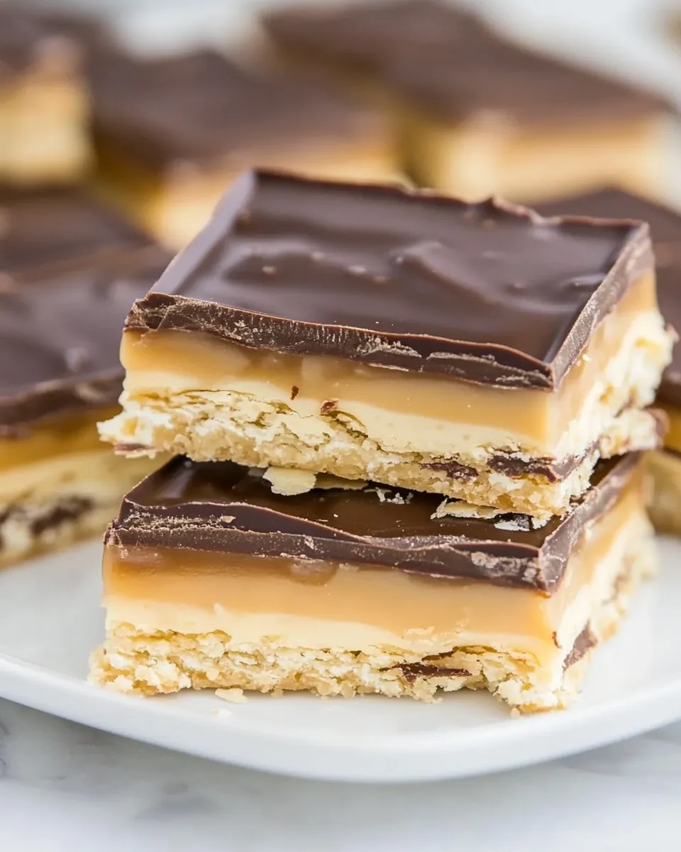 Delicious Chocolate Caramel Cracker Candy image