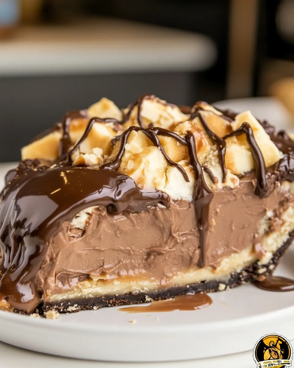 Homemade Chocolate Caramel Pie photo
