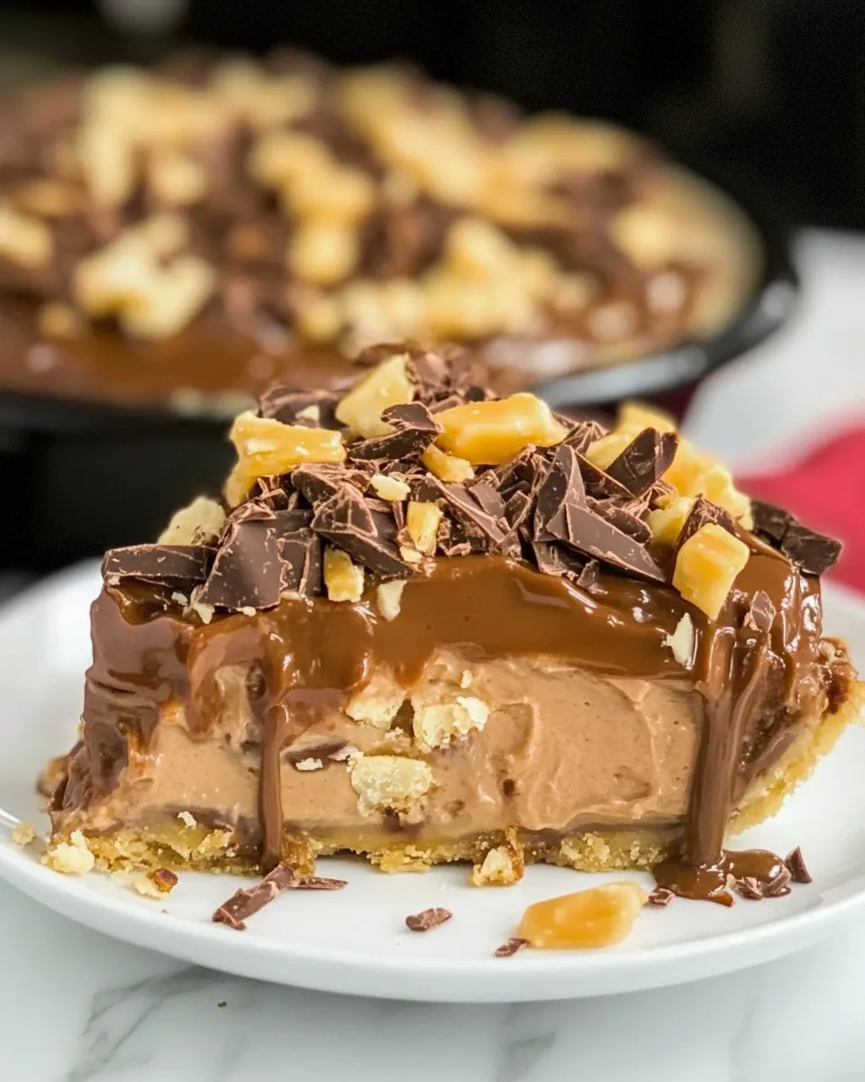 Classic Chocolate Caramel Pie image
