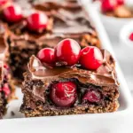 Homemade Chocolate Cherry Bars photo