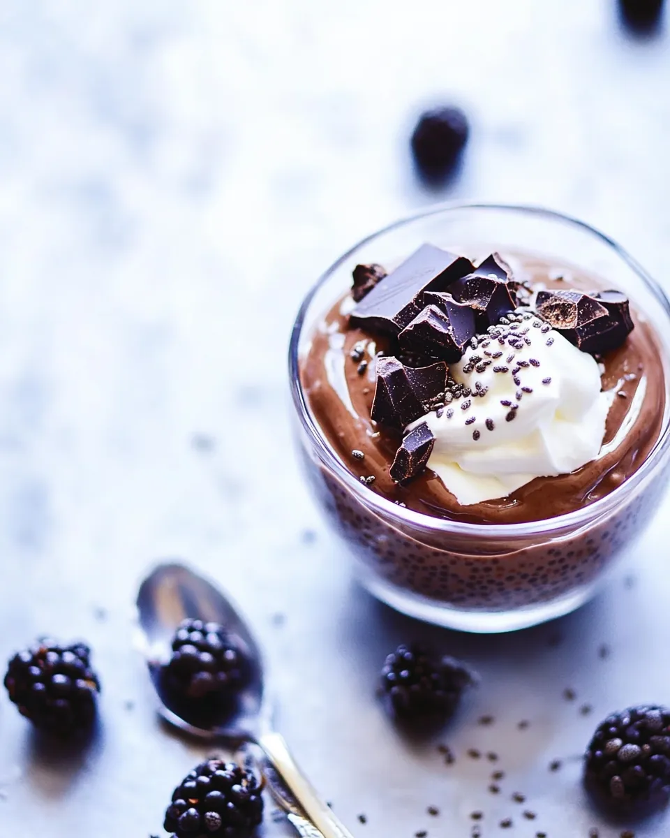 Easy Chocolate Chia Seed Pudding recipe photo