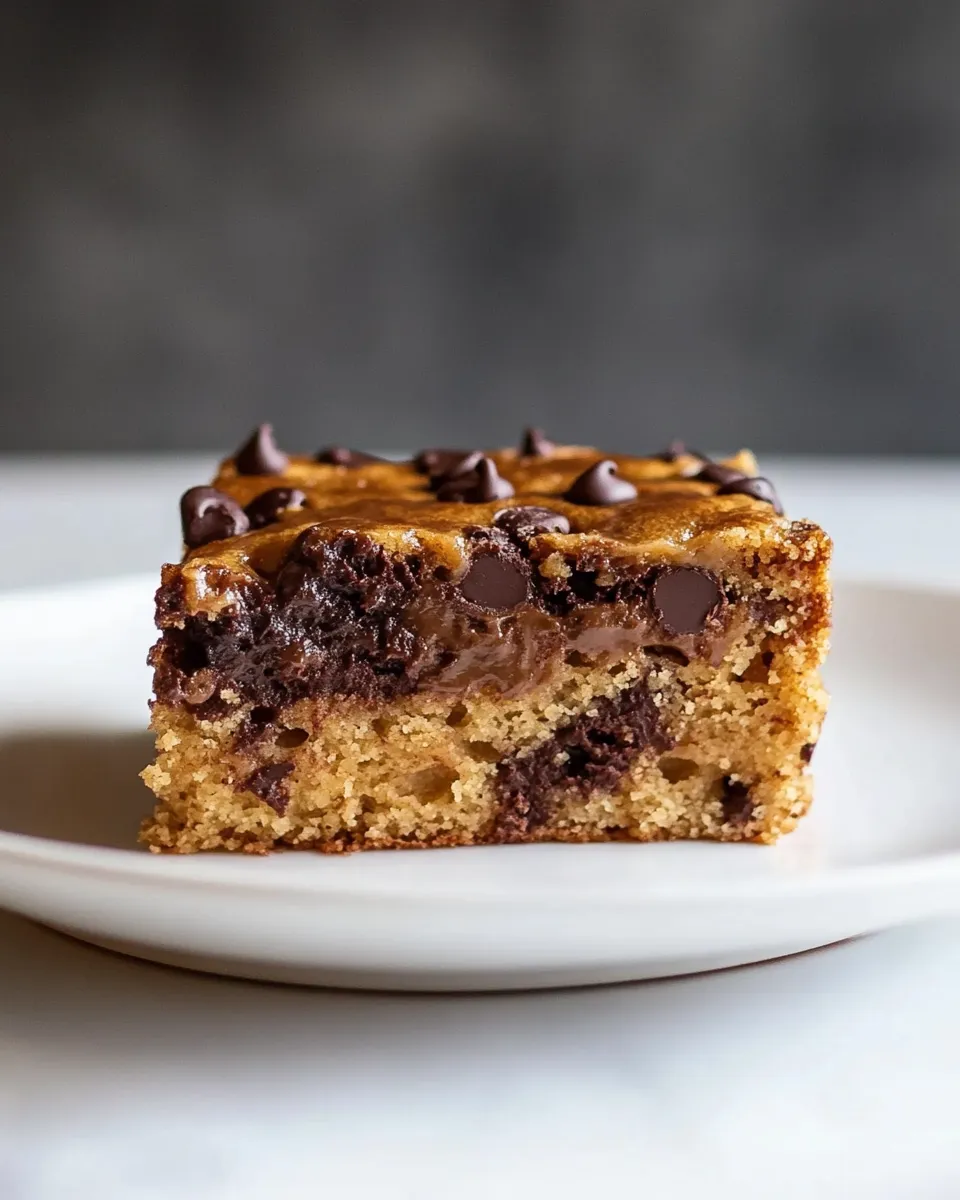 Easy Chocolate Chip Banana Cake shot