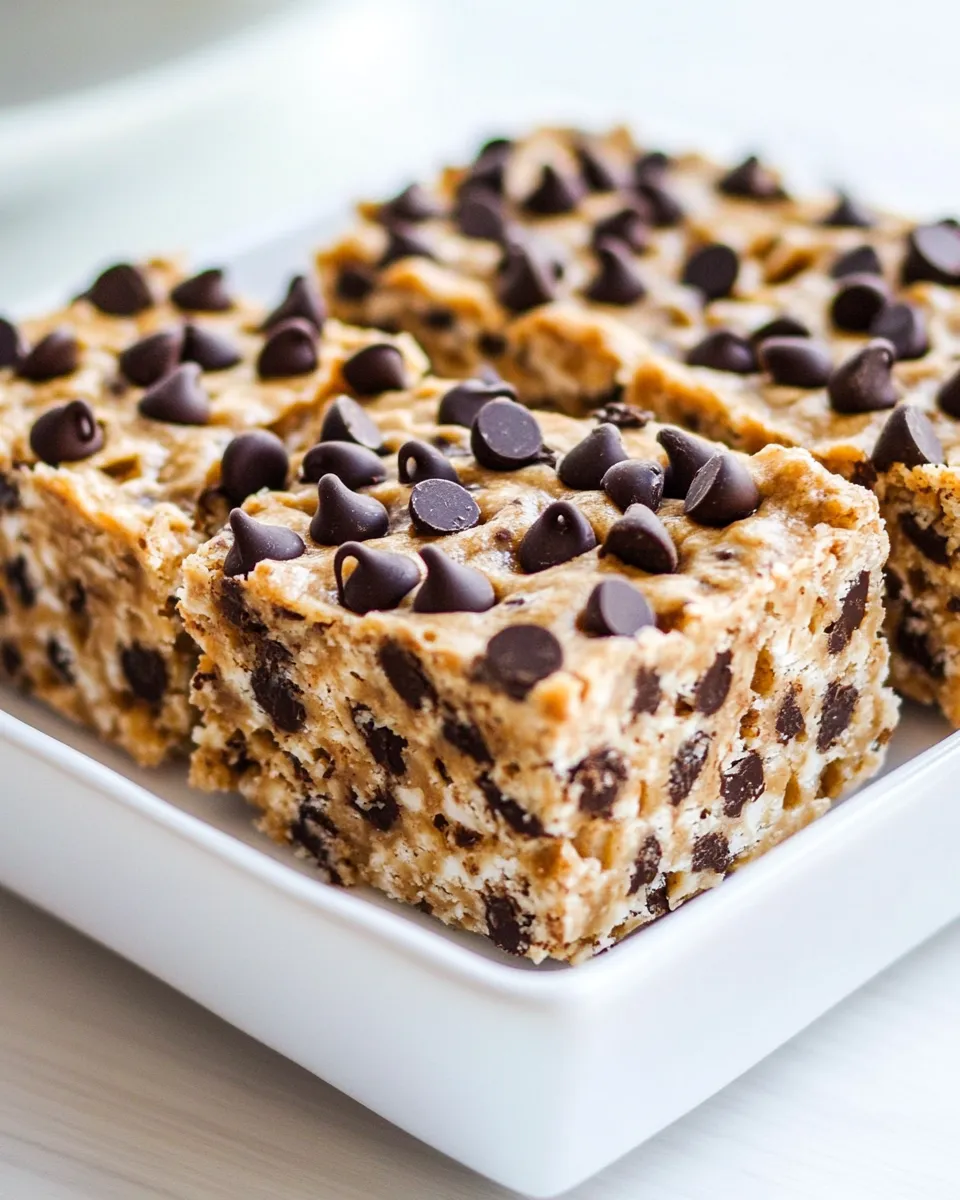 Homemade Chocolate Chip Breakfast Squares To-Go photo