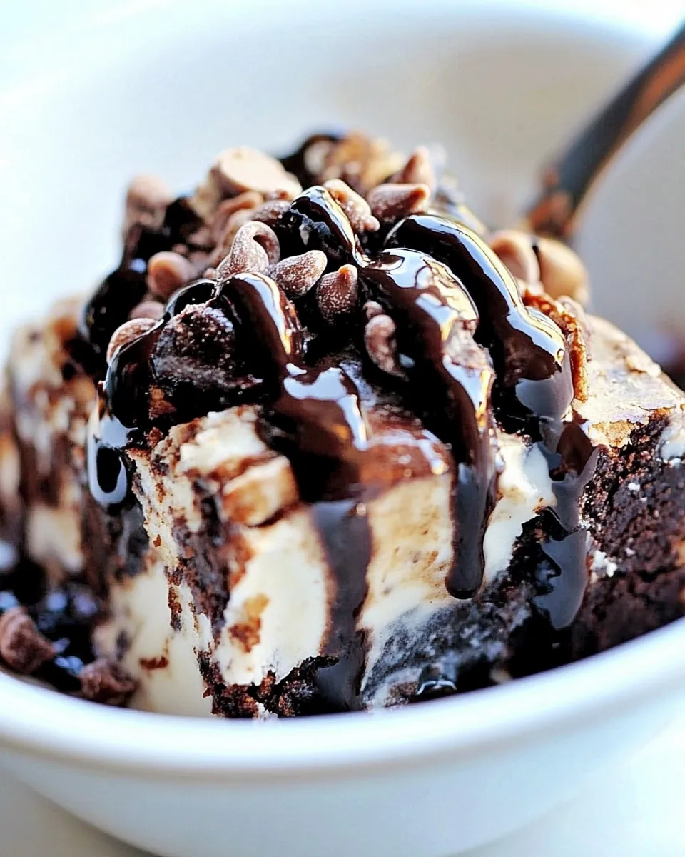 Delicious Chocolate Chip Brownie Sundae Recipe dish photo