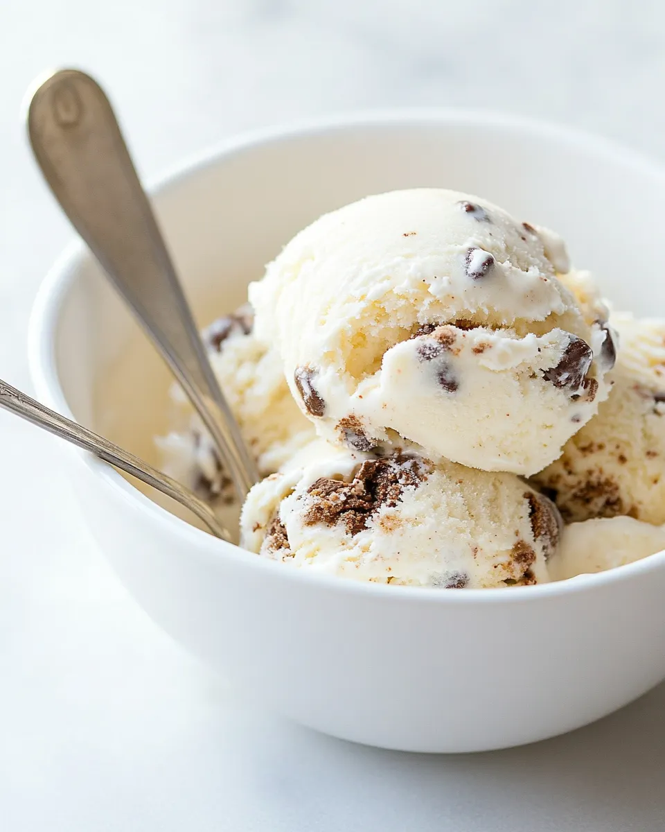 Easy Chocolate Chip Cookies & Cream Ice Cream recipe photo