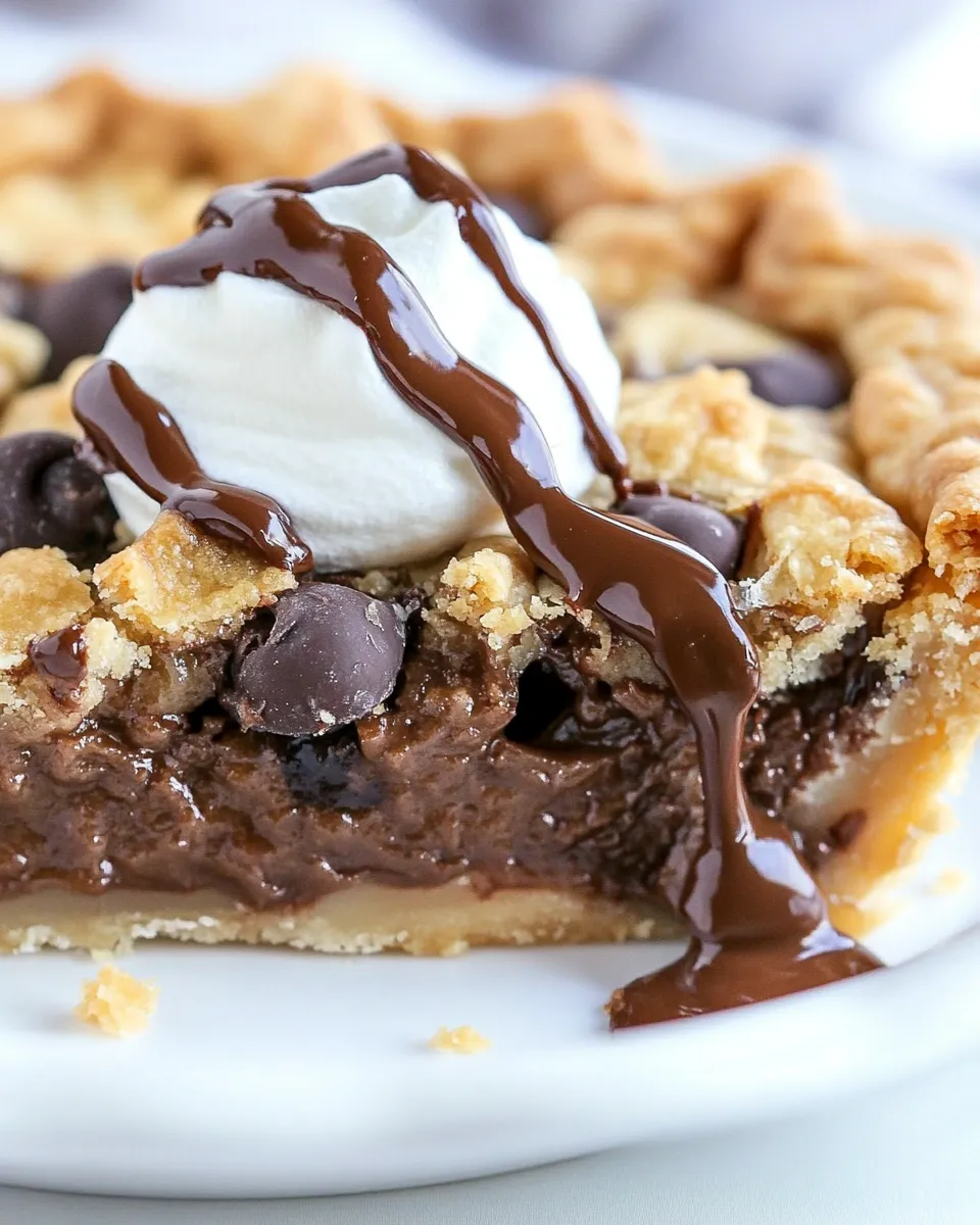 Homemade Chocolate Chip Pie photo