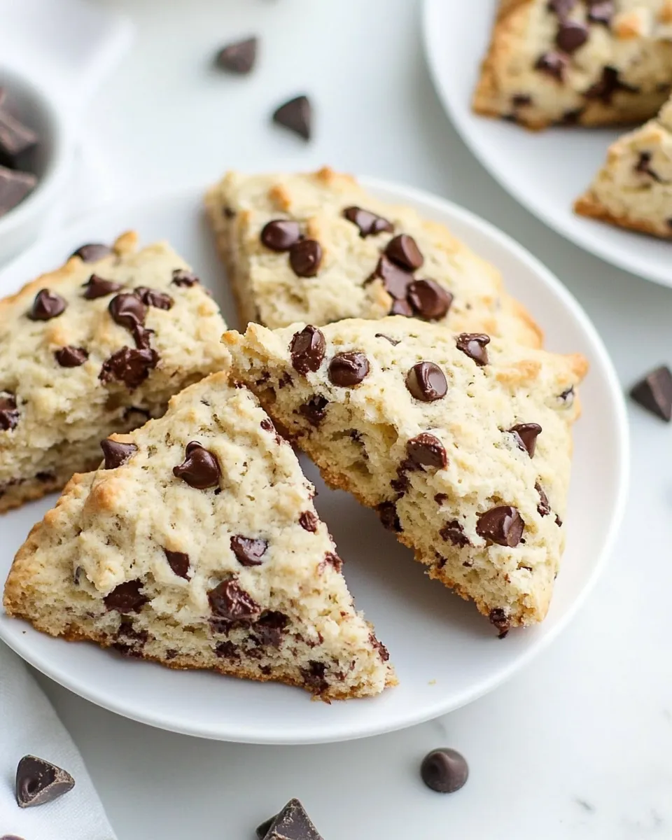 Homemade Chocolate Chip Scones photo