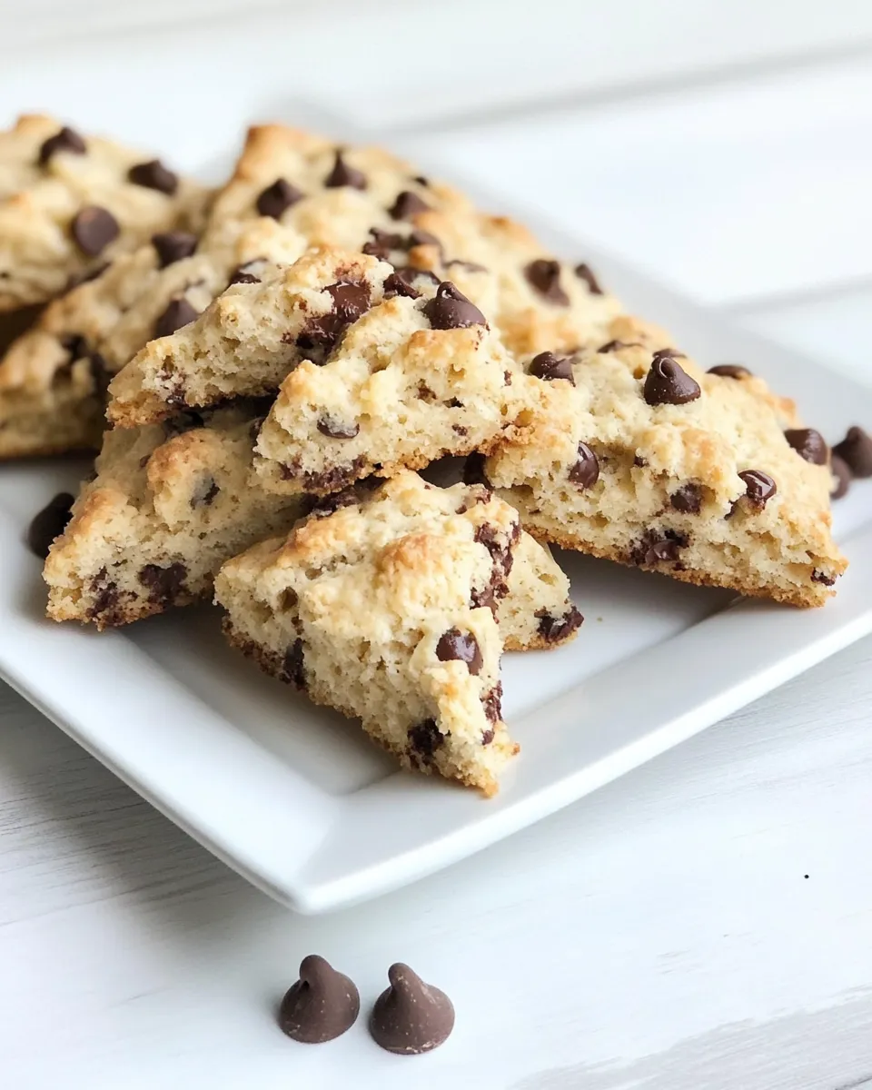 Easy Chocolate Chip Scones recipe photo