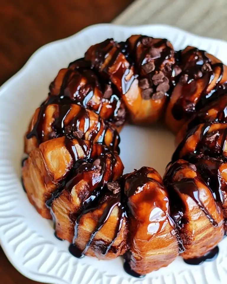 Homemade Chocolate Chip Sticky Bun Ring photo