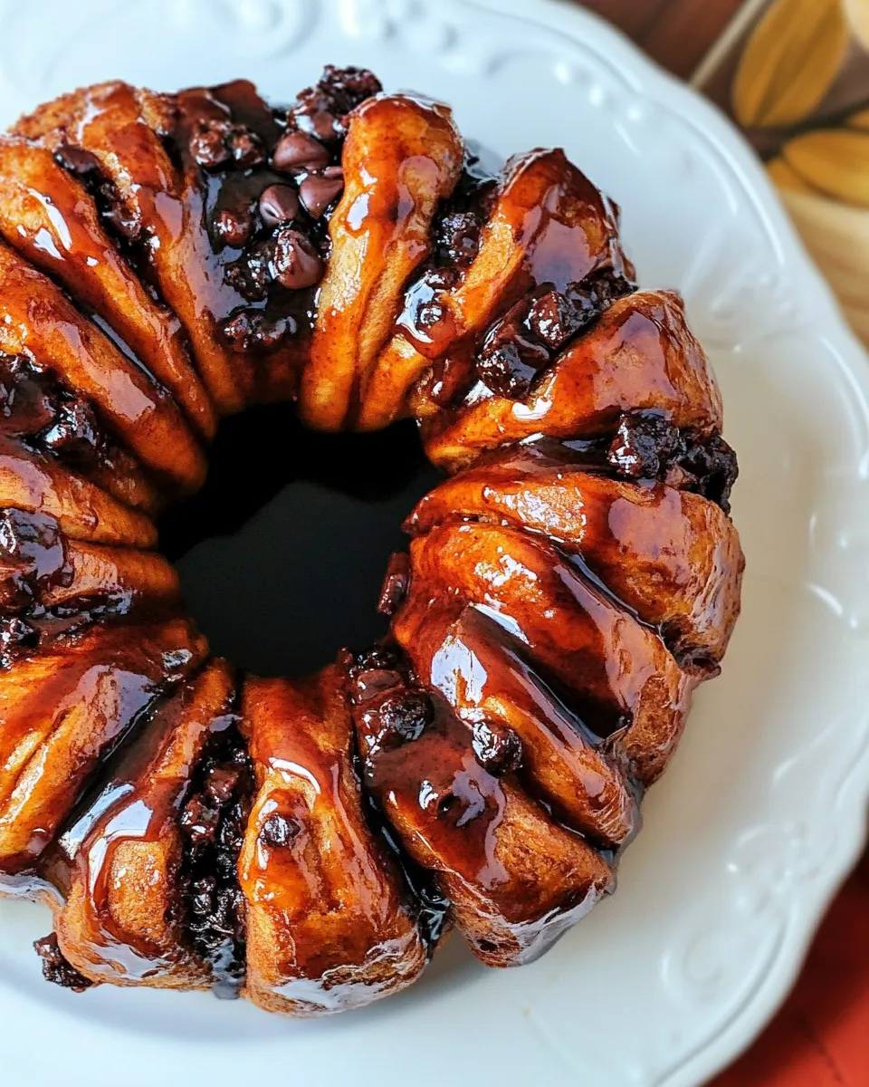 Delicious Chocolate Chip Sticky Bun Ring image