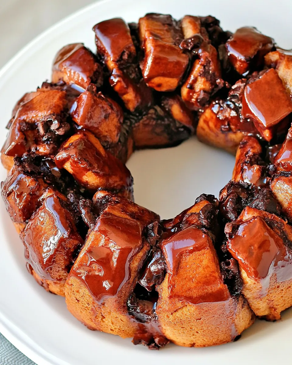 Classic Chocolate Chip Sticky Bun Ring shot
