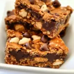 Homemade Chocolate Chip & Pretzel Cookie Bars photo