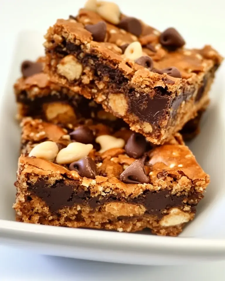 Homemade Chocolate Chip & Pretzel Cookie Bars photo