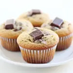 Homemade Chocolate Chunk Cookie Cupcakes photo
