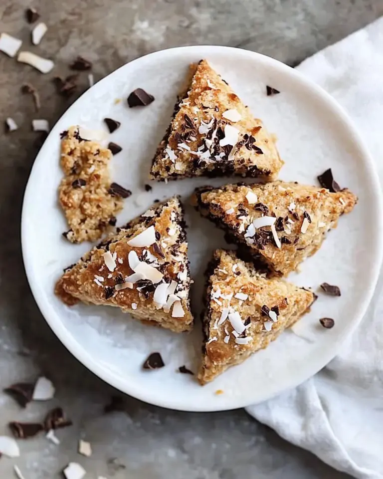 Homemade Chocolate Coconut Scones photo