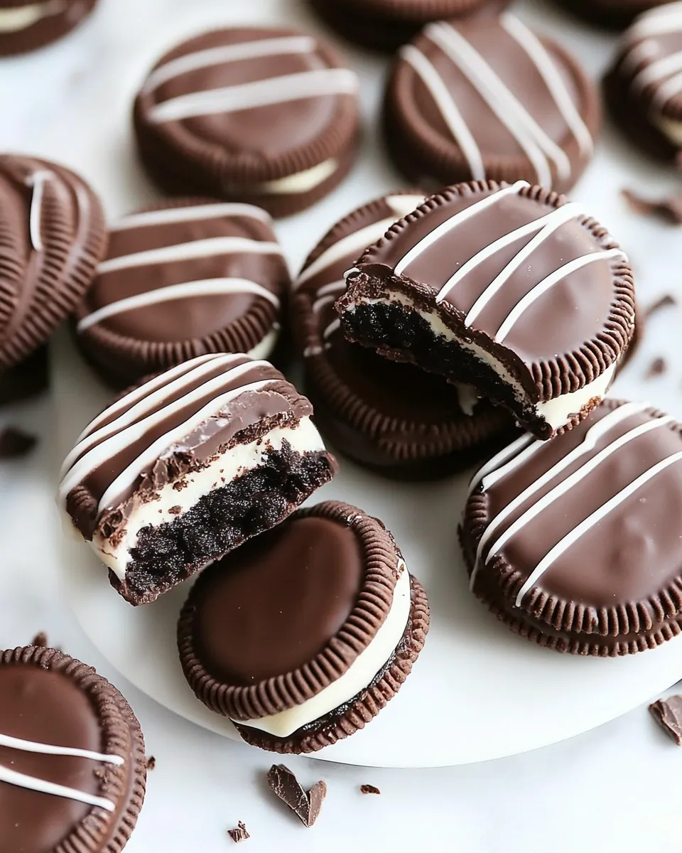 Homemade Chocolate Covered Oreos photo
