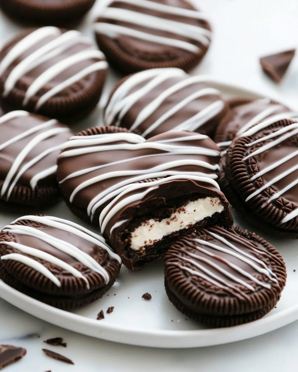 Delicious Chocolate Covered Oreos shot