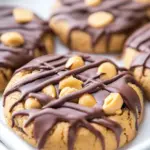 Homemade Chocolate Covered Peanut Butter Cookies photo