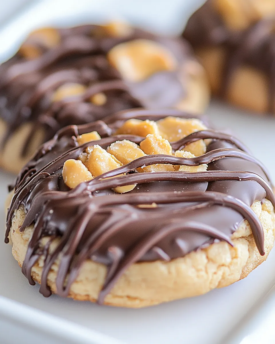 Easy Chocolate Covered Peanut Butter Cookies recipe photo