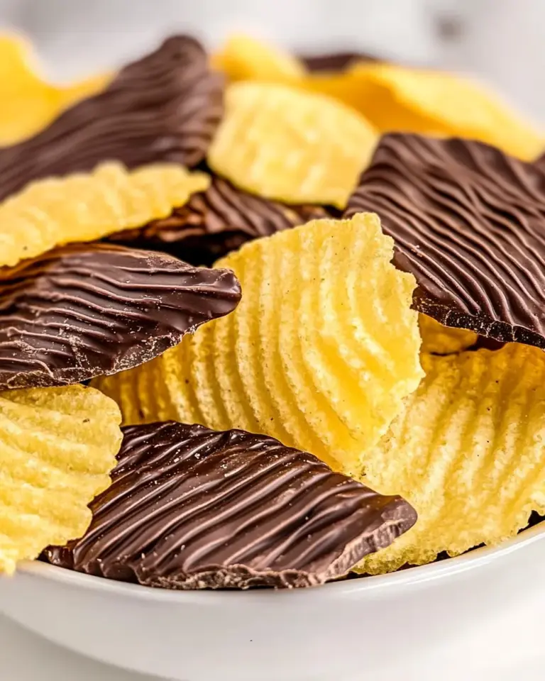 Homemade Chocolate Covered Potato Chips photo