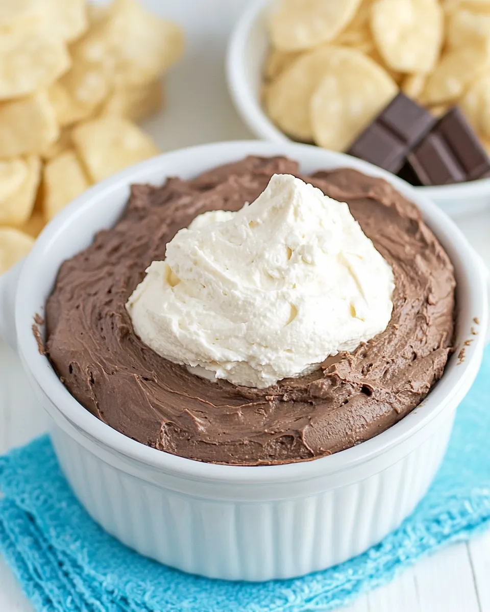 Homemade Chocolate Cream Pie Dip photo