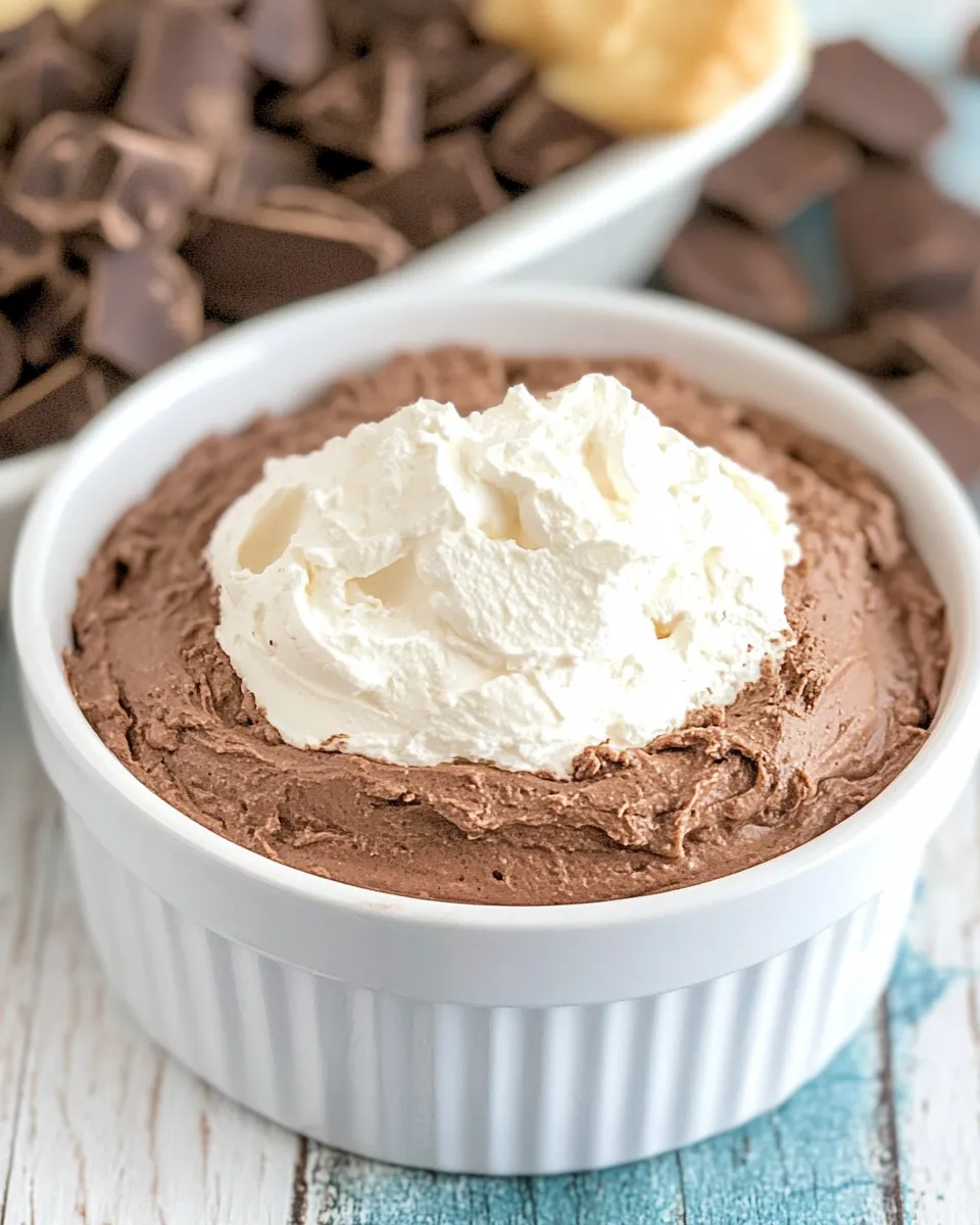 Easy Chocolate Cream Pie Dip recipe photo