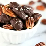 Homemade Chocolate Dipped Pecans Recipe photo