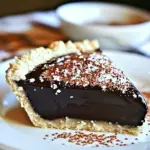 Homemade Chocolate Espresso Ganache Pie Recipe photo
