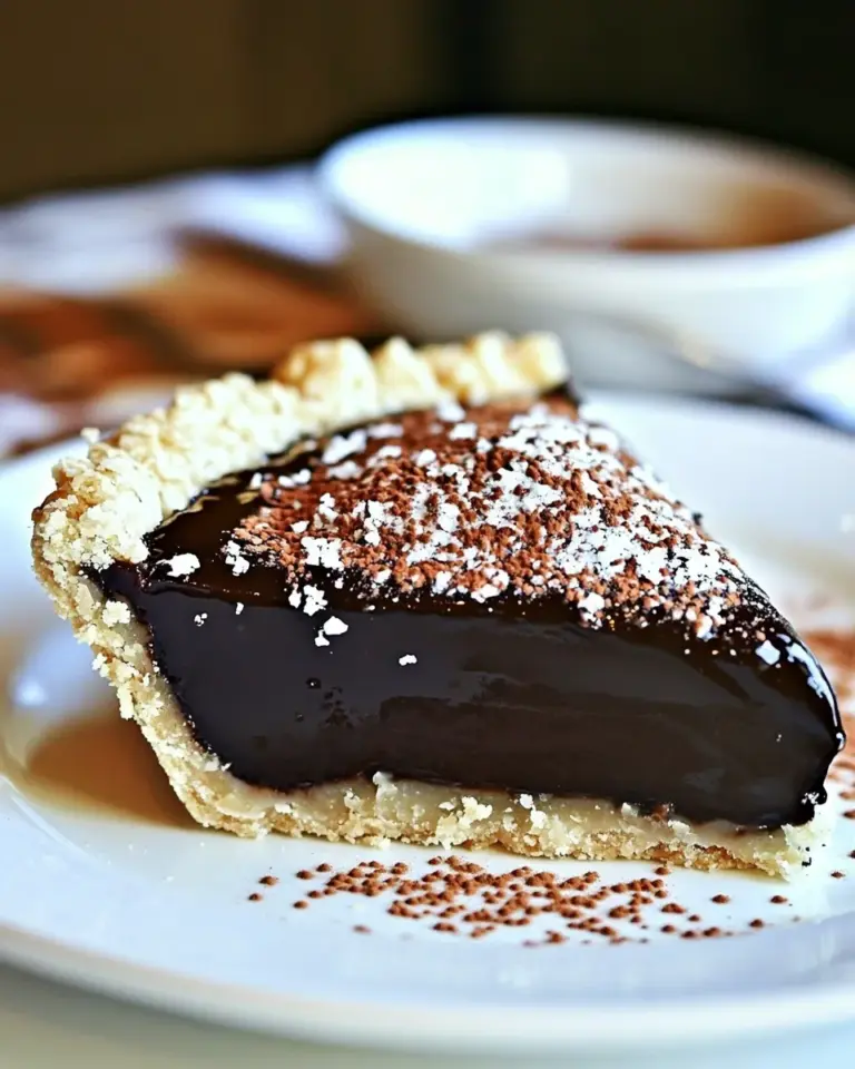 Homemade Chocolate Espresso Ganache Pie Recipe photo