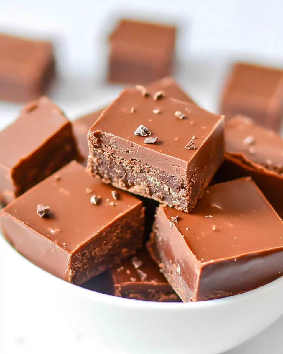 Easy Chocolate Fudge Recipe shot