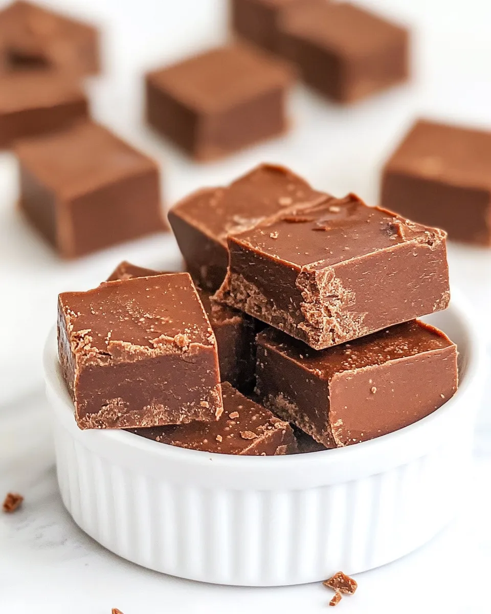 Delicious Chocolate Fudge Recipe dish photo