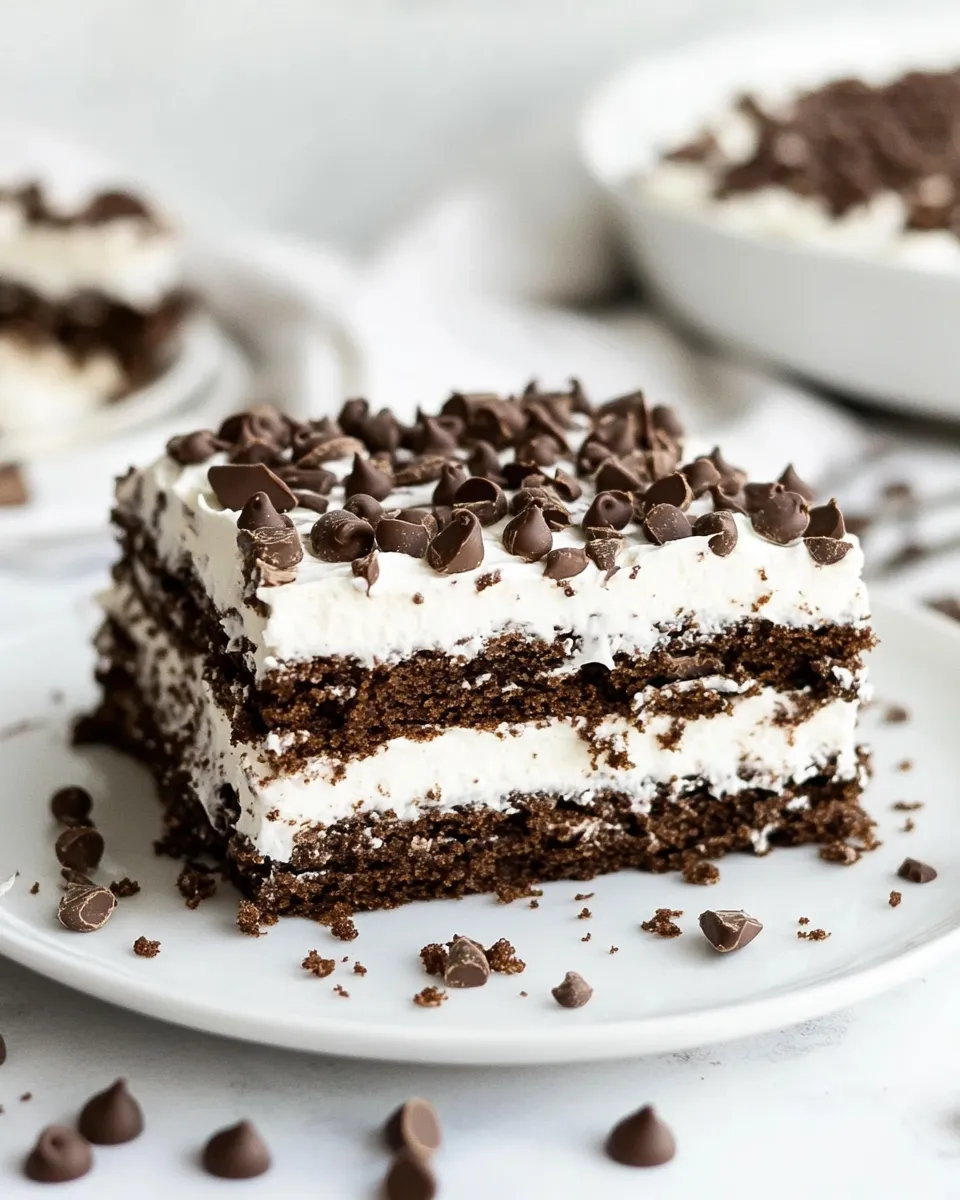 Easy Chocolate Icebox Cake recipe photo