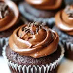 Homemade Chocolate Keto Cupcakes photo