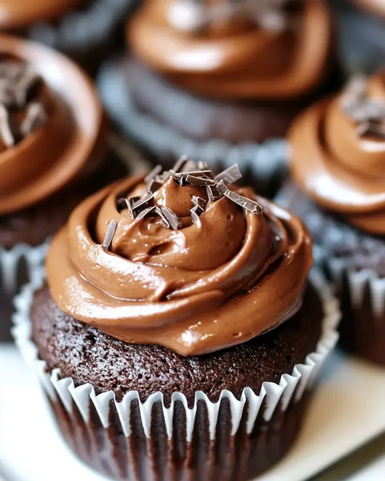 Homemade Chocolate Keto Cupcakes photo