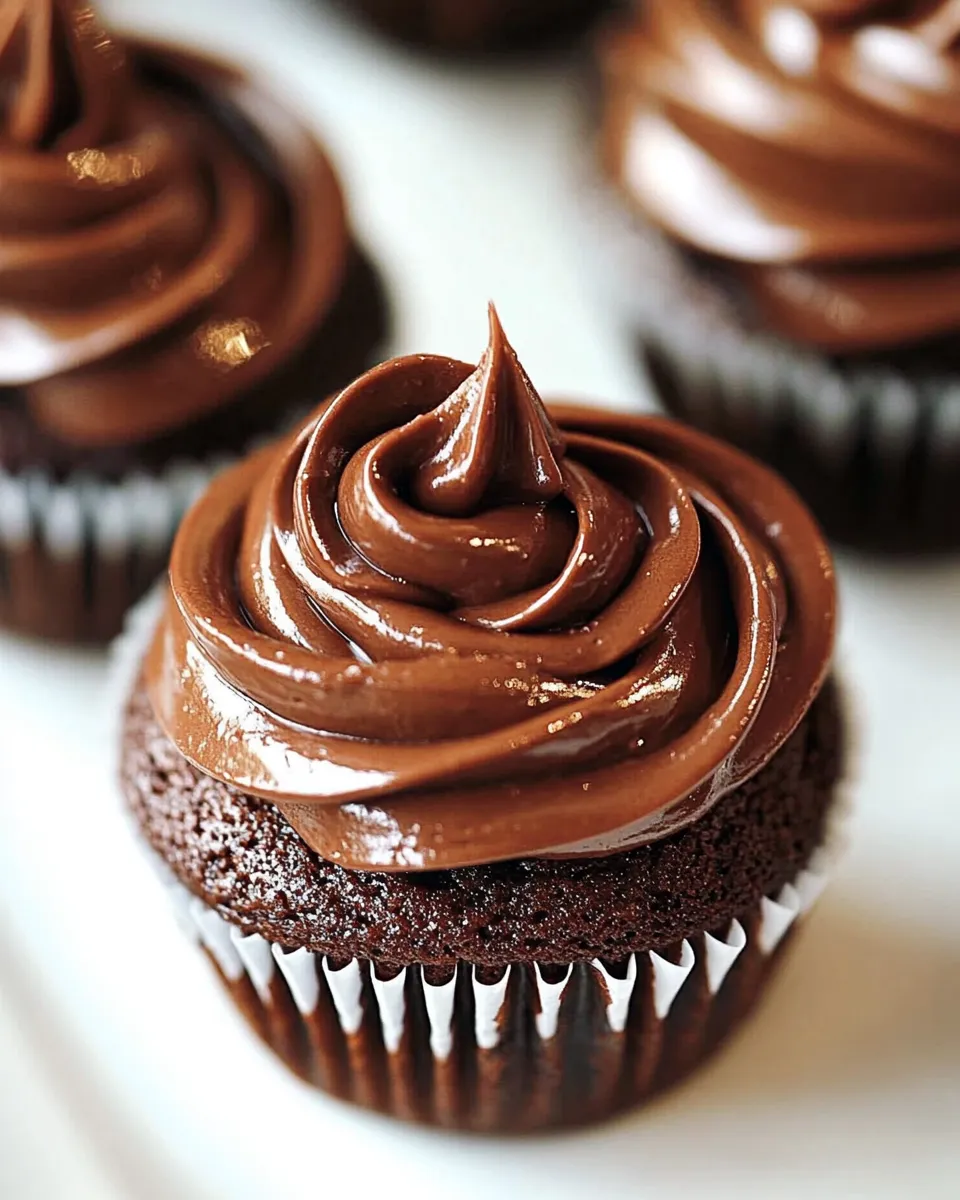 Delicious Chocolate Keto Cupcakes image
