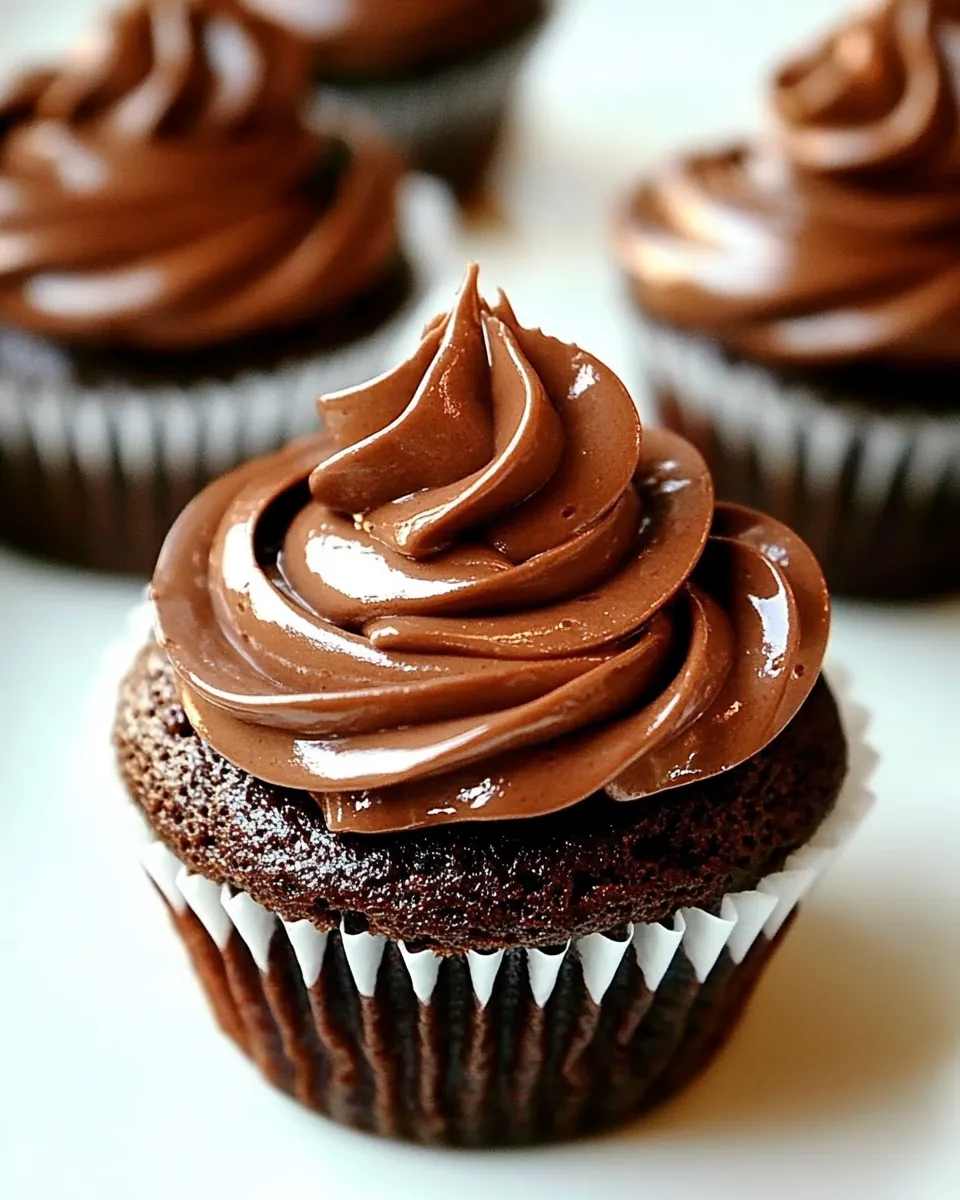 Best Chocolate Keto Cupcakes shot