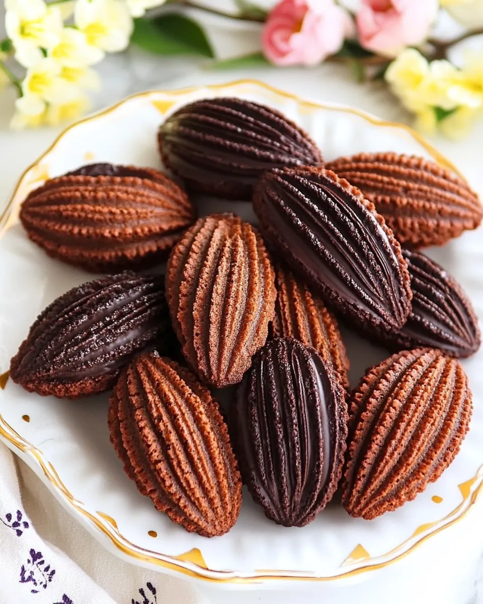 Homemade Chocolate Madeleines photo