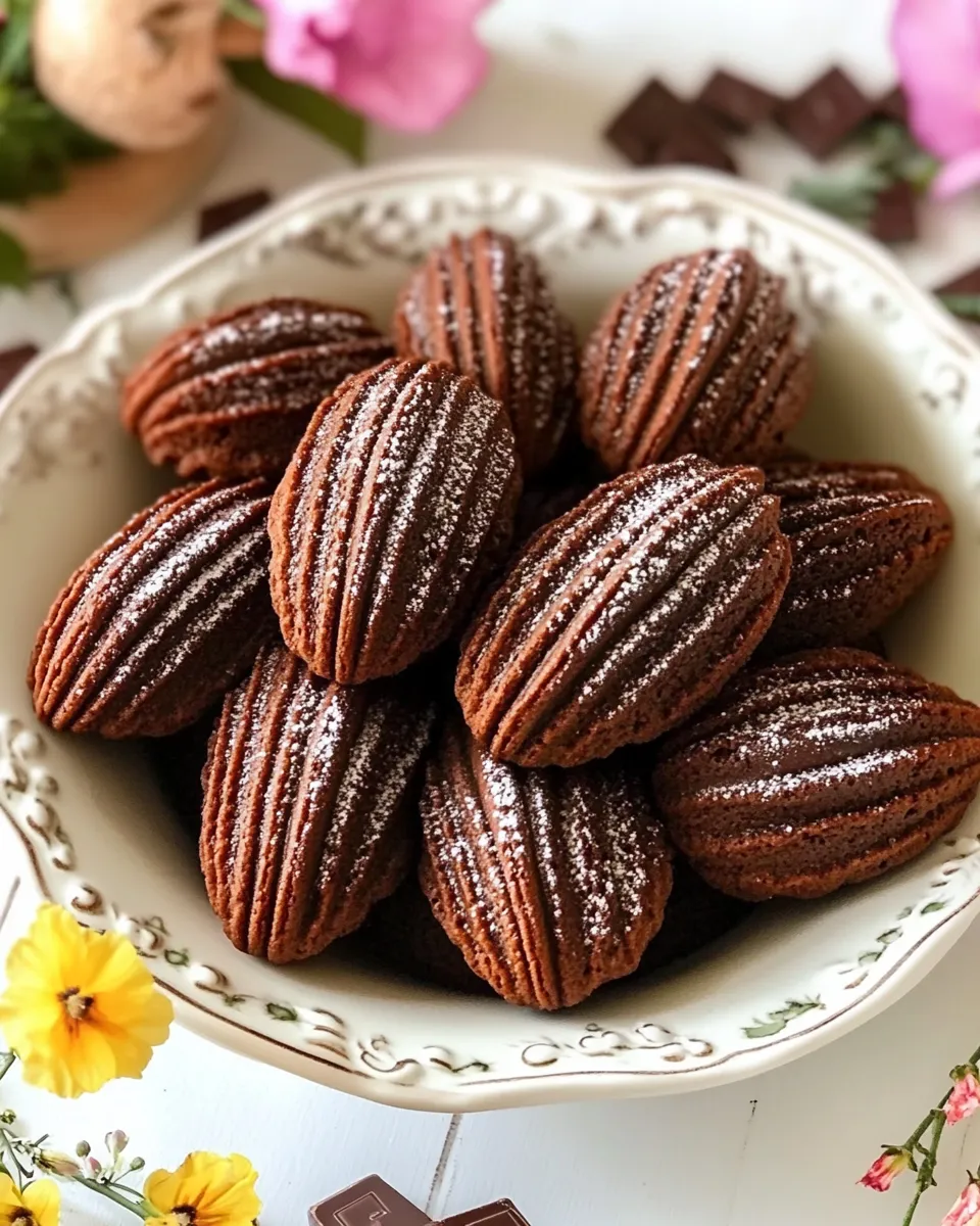 Easy Chocolate Madeleines recipe photo