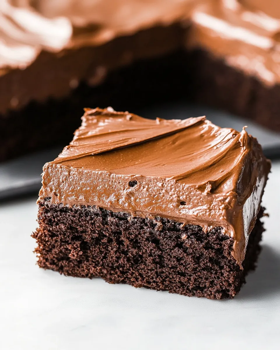 Classic Chocolate Mayonnaise Cake image